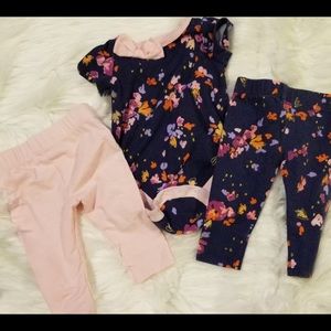 🌸3 Piece Set Onesie